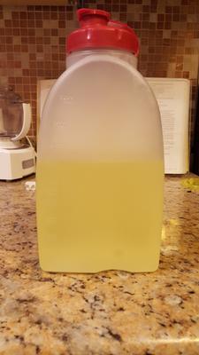 A jug of fresh whey